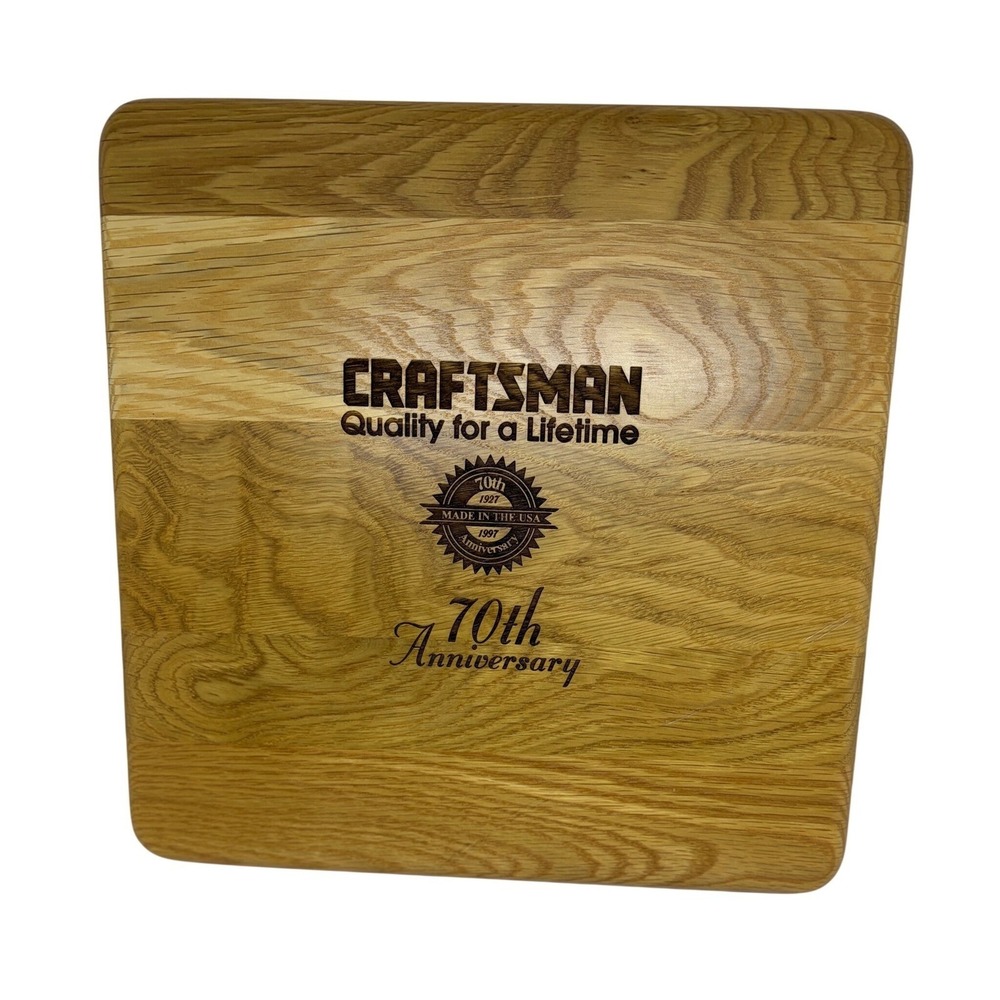 Craftsman Tool Set Men  Wood NEW 70th Anniversary Limited Edition USA